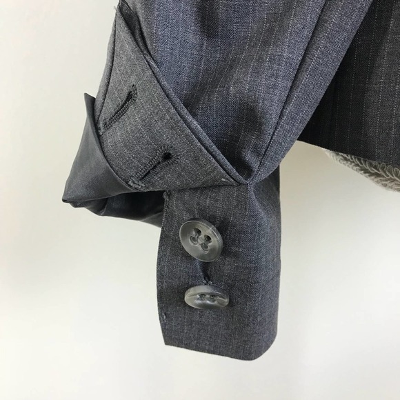 The Limited Luxe Gray Pinstripe 2-Button Blazer - Picture 10 of 10